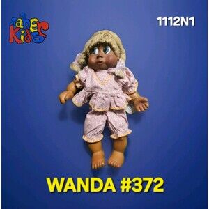 WANDA ❤️️ 1995 NABER KIDS DOLL Wood Carved 14” Ltd Edition #372